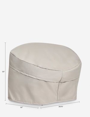 Marisol Accent Chair Outdoor Furniture Cover : Tan