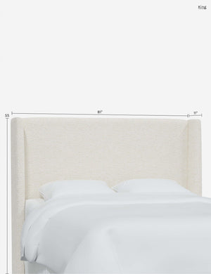 Adara Headboard : Talc Linen / Full