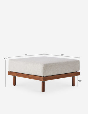 Hankin Outdoor Ottoman : Natural