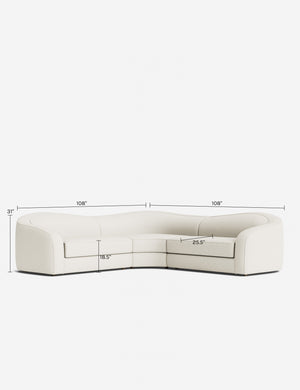 Shaw Corner Sectional Sofa : Army Performance Basketweave