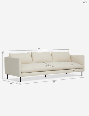 Alaya Sofa : White / 72