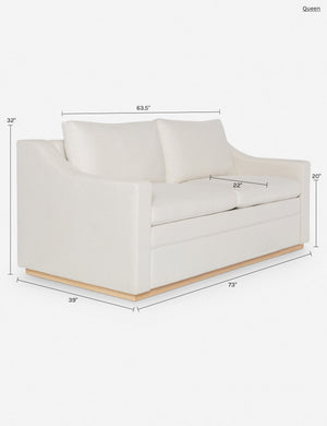 Coniston Sleeper Sofa by Ginny Macdonald : Loden / King