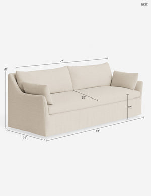 Portola Slipcover Sofa : Balsam Classic Velvet / 72