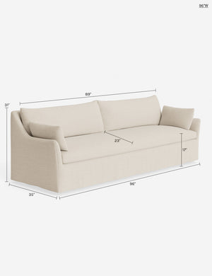 Portola Slipcover Sofa : Balsam Classic Velvet / 72