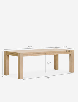 Collett Extendable Dining Table : Natural