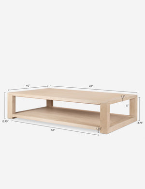 Kristoff Coffee Table : Natural