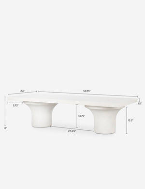 Ramos Coffee Table : White