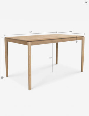 Temple Dining Table : Oak / 55