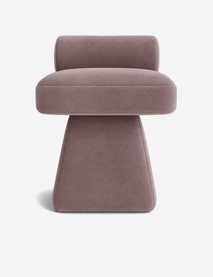 Open Box: Hazen Stool, Lavender Vintage Velvet