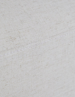 Close up view of the fabric texture of the Harlowe media lounger.