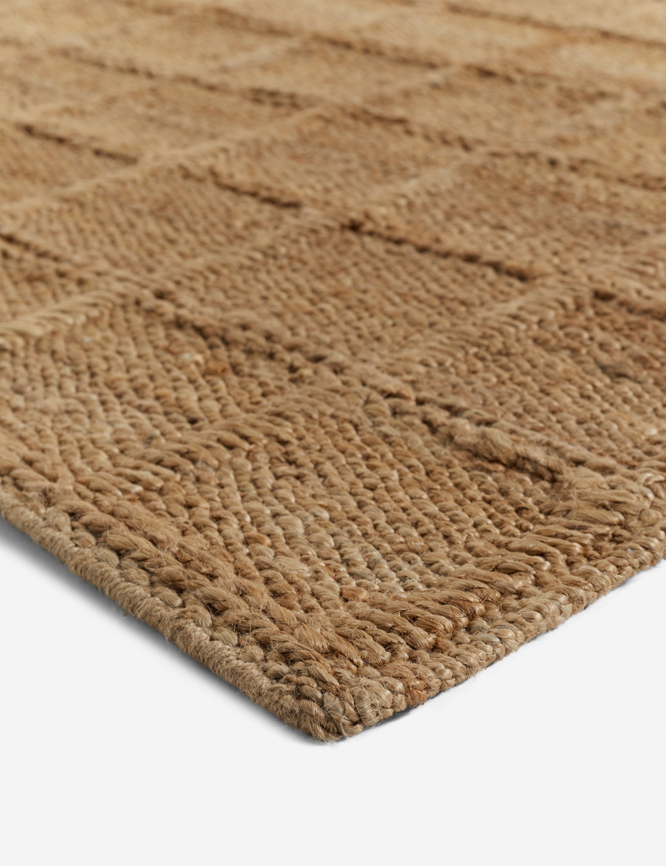 Harper Jute Rug Swatch  by Jake Arnold, Natural