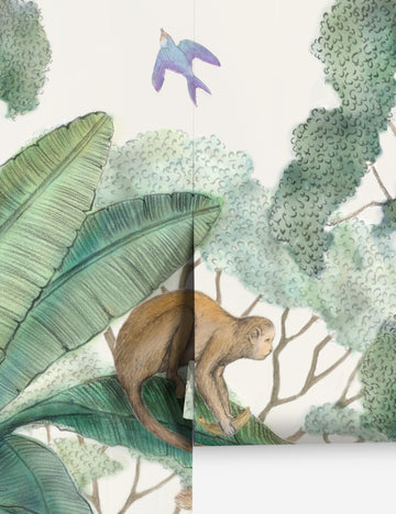 Jungle Wallpaper Mural - Swatch