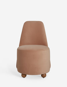 Open Box: Judson Dining Chair, Blush Performance Velvet