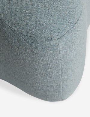 Open Box: June Bench, Blue Linen Weave by Eny Lee Parker