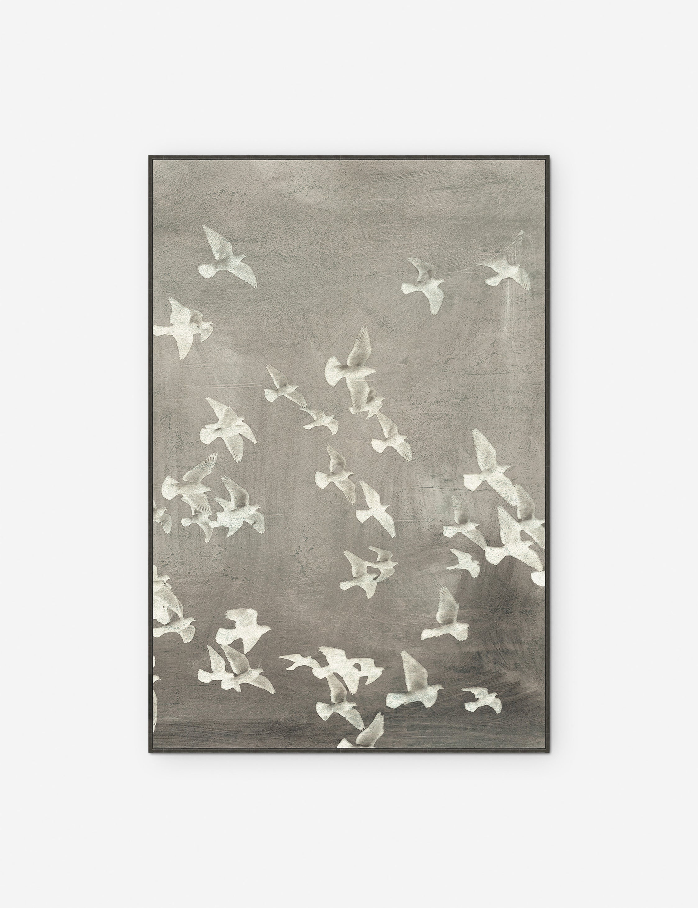 Open Box: Migratory Pattern 2 Wall Art, Gray, 40.25" x 60.25"