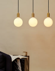 Triple Linear Pendant Light with Sphere IV by Tala