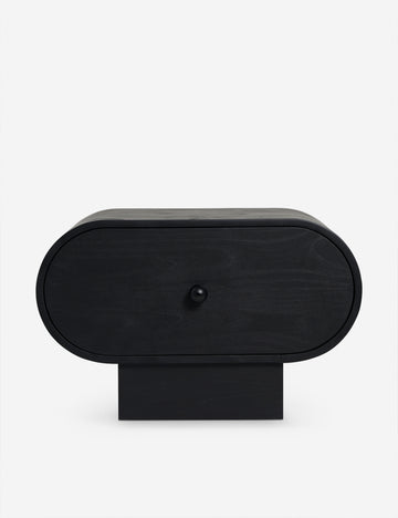 Open Box: Laughlin Nightstand, Black by Sarah Sherman Samuel