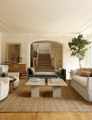 Harper Jute Rug Swatch  by Jake Arnold, Natural