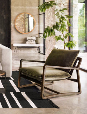 Krista Accent Chair : Olive Green