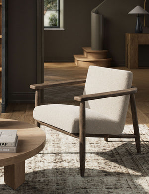 Jacy Accent Chair : Natural Boucle