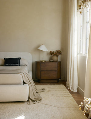 Open Box: Gilda Nightstand, Dark Brown