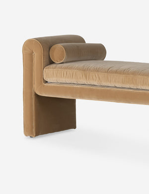Open Box: Rowe Bench, Buff Velvet