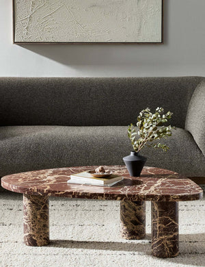 Mariano Coffee Table : Merlot Marble / Large