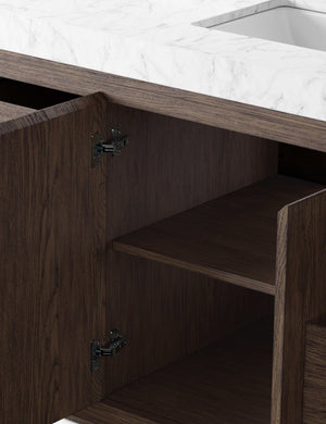 Open Box: Catalan Bath Vanity, Espresso Oak 55