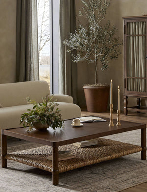 Gabriella Coffee Table by Amber Lewis x Four Hands : Brown