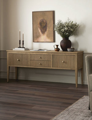 Bush Sideboard by Amber Lewis x Four Hands : Light Oak