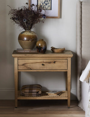Open Box: Mott Nightstand, Worn Oak by Amber Lewis x Four Hands