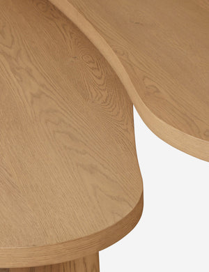 Open Box: Heiko Nesting Coffee Table (Set of 2), Natural Oak