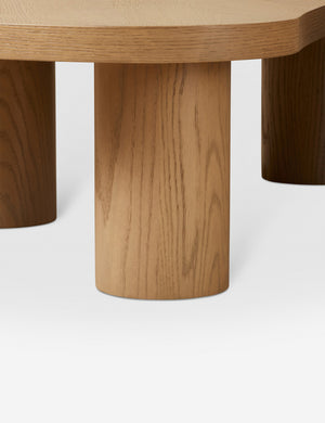 Open Box: Heiko Nesting Coffee Table (Set of 2), Natural Oak