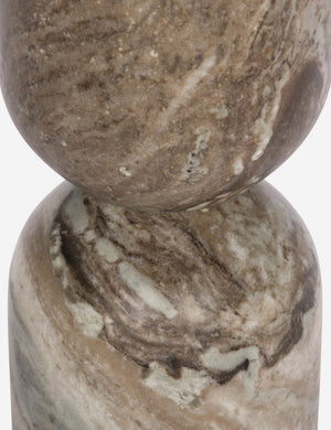Open Box: Figueroa Round Side Table, Sawar Marble by Amber Lewis x Four Hands