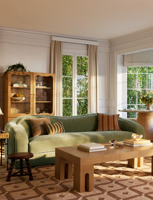 Open Box: Shaw Sofa, Sage Performance Striated Velvet