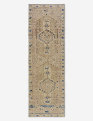 Vintage Turkish Hand-Knotted Wool Runner Rug No. 254, 3'3