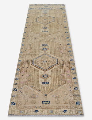 Vintage Turkish Hand-Knotted Wool Runner Rug No. 254, 3'3