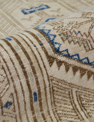Vintage Turkish Hand-Knotted Wool Runner Rug No. 254, 3'3
