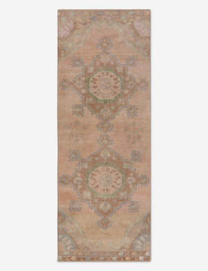 Vintage Turkish Hand-Knotted Wool Runner Rug No. 265, 3' x 8'1
