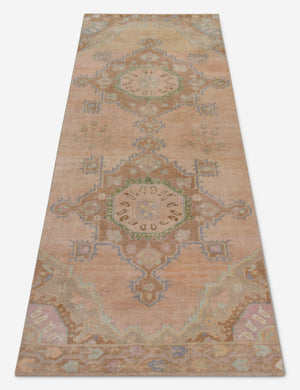 Vintage Turkish Hand-Knotted Wool Runner Rug No. 265, 3' x 8'1