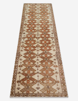 Vintage Turkish Hand-Knotted Wool Runner Rug No. 268, 2'6