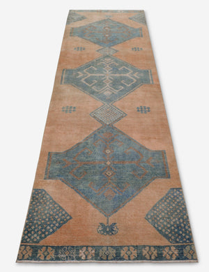 Vintage Turkish Hand-Knotted Wool Runner Rug No. 271, 3'2