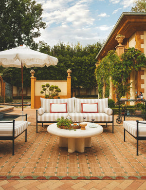 Leni Outdoor Sofa : Oat Sunbrella Play