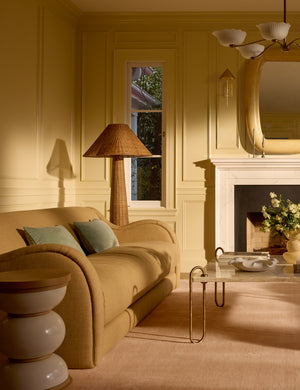 Amsterdam Sofa : Ivory Modern Boucle / 71