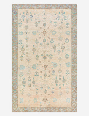 Vintage Turkish Hand-Knotted Wool Rug No. 484, 4' 4