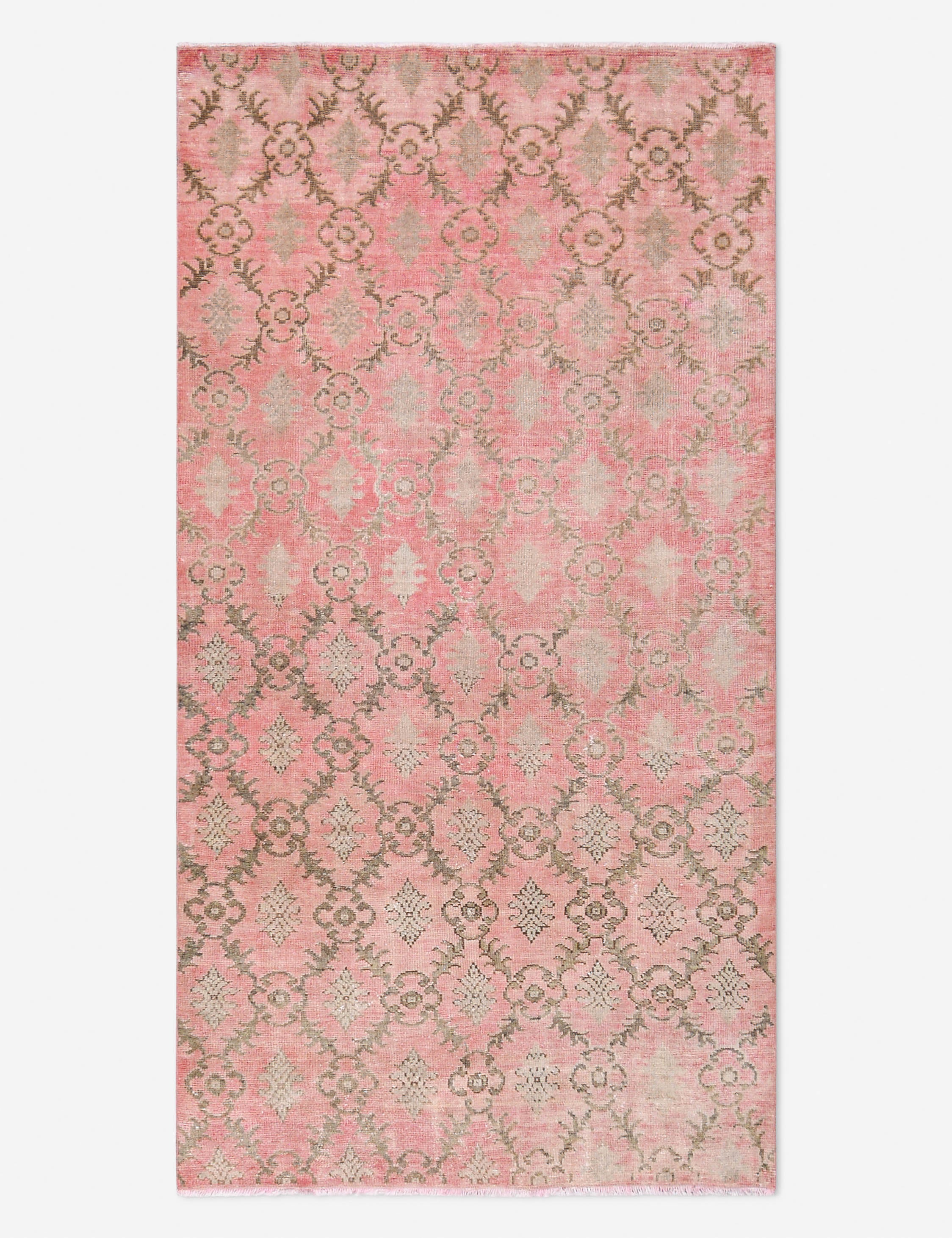 Vintage Turkish Hand-Knotted Wool Rug No. 509, 4' 5" x 8' 2"