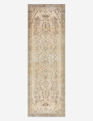 Vintage Turkish Hand-Knotted Wool Rug No. 514, 3' x 9' 2