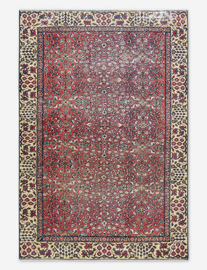 Vintage Turkish Hand-Knotted Wool Rug No. 526, 3' 7