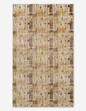 Vintage Turkish Hand-Knotted Wool Rug No. 545, 4'9