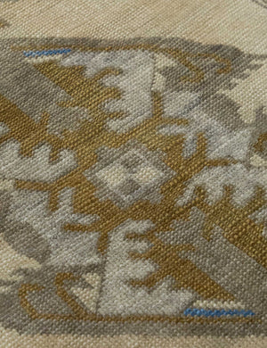 Vintage Turkish Hand-Knotted Wool Mini Rug No. 318, 1'7